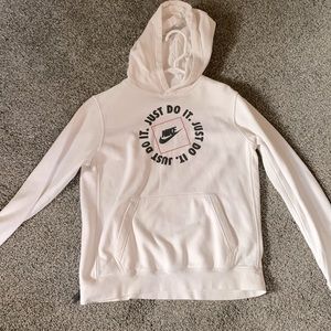White just do it Nike sweatshirt